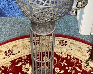 WROUGHT IRON PLANT STAND - 2 AVAILABLE
