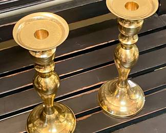 BRASS CANDLESTICKS