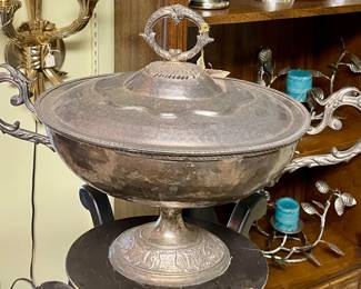 SILVER-PLATED TUREEN