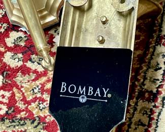 BRASS WALL SCONCES by BOMBAY
