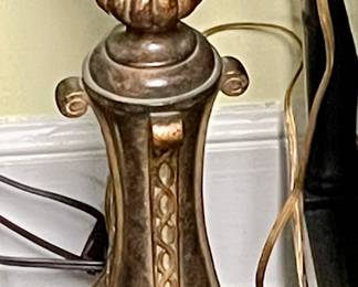 LARGE METAL CANDLESTICK #2