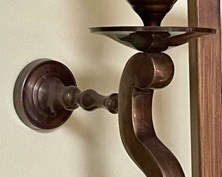 BRASS WALL SCONCES