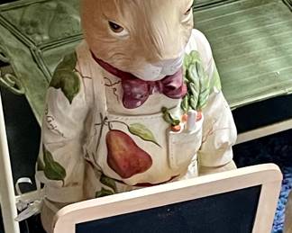 RABBIT CHALKBOARD
