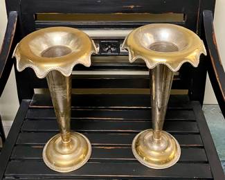 BRASS VASES