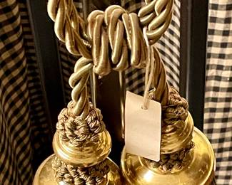 LARGE BRASS TASSELS