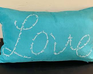 "LOVE" PILLOW