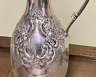 SILVER-PLATED PITCHER