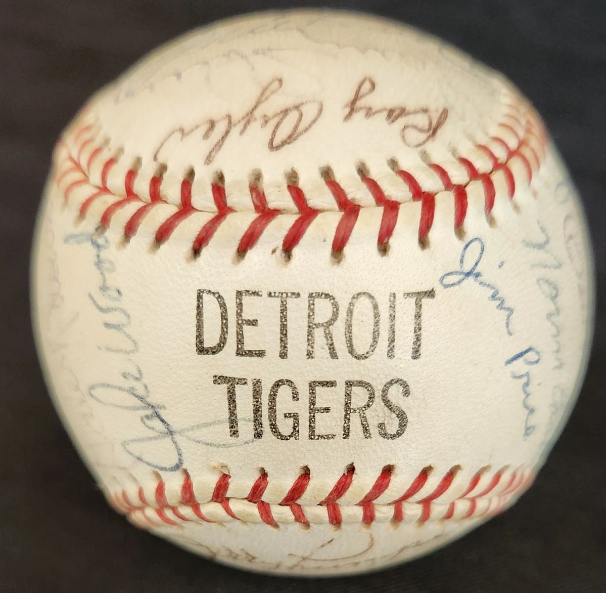1967 Detroit Tigers signed baseball