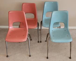 Vintage Brunswick fiberglass chairs