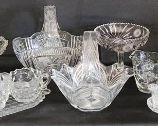 Crystal glass lot