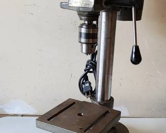 Drill press and vise