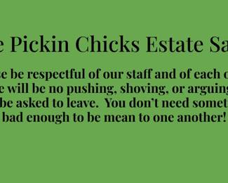  of The Pickin Chicks Estate Sales 