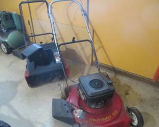 Murry Lawnmower and MTD Elect start Snow Thrower