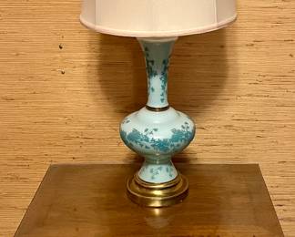 One of two lamps and end tables available