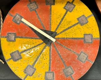 Yes…this is indeed a vintage Howard Miller Meridian Ceramic Clock made in Italy in 1974!