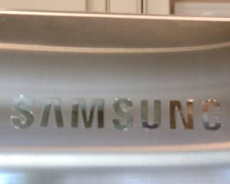Stainless Samsung side by side refrigerator