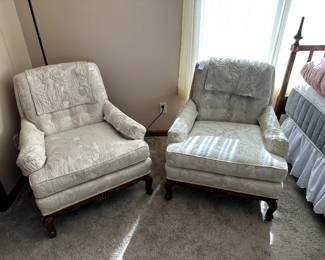 White arm chairs