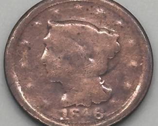 1846 Braided Hair Cent