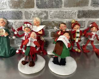 Annalee Dolls Folk Art Holiday Figurines