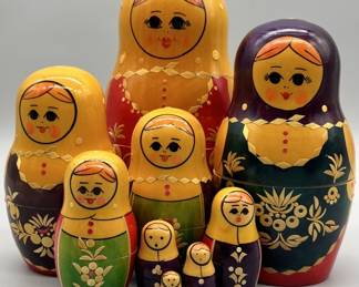 11- Doll Matryoshka Russian Folk Art