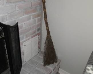 Fireplace or decorative broom