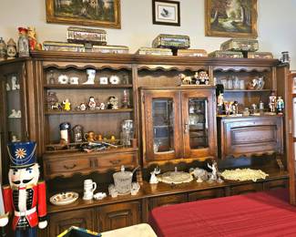 Great German Schrank, comes apart in several sections, not all collectibles are available anymore, but we found different ones