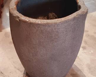 Generous antique crucible...