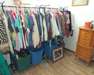 Jackets, pants, blouses, sweaters and more