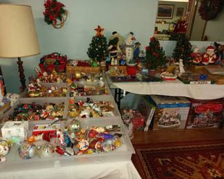 Christmas ornaments and decor