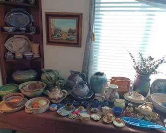 Fine hand made pottery