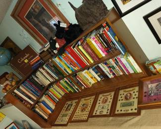 More books and framed us currency