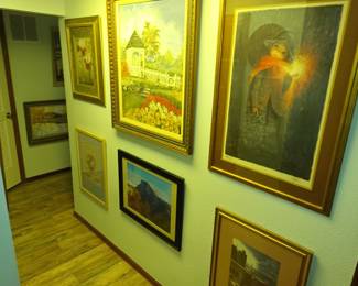 The art show has begun