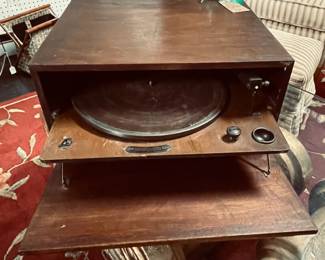 Vintage record player 