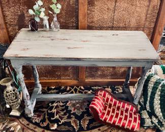 Awesome writing desk or console table.