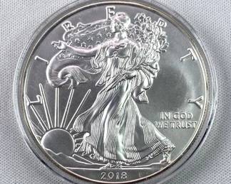 2018 American Silver Eagle 1oz .999