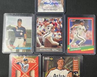 Astros Hensley Auto, Correa Relic & Bagwell