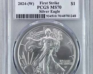 2024-W West Point MS70 Silver Eagle PCGS