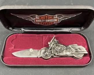 Harley Davidson Motorcycle Pocket Knife