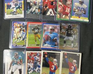 (13) Retro Football Cards w/ Aikman/Young