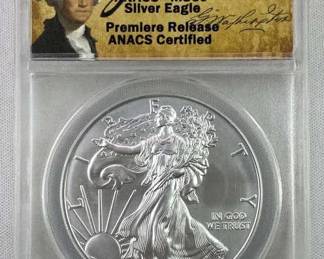 2015 American Silver Eagle ANACS MS69