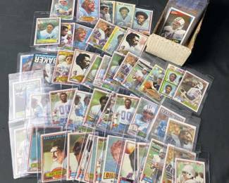 Collection of Vintage/Retro Houston Oilers Cards