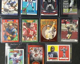 (11) Retro NFL Football Superstar Cards