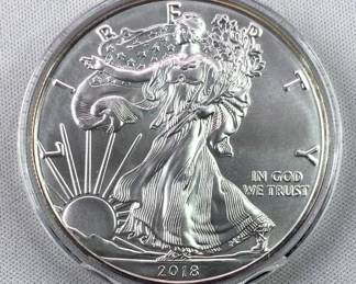 2018 American Silver Eagle 1oz .999
