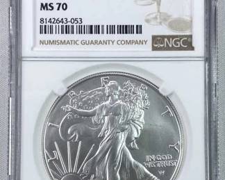 2024-W West Point MS70 Silver Eagle NGC