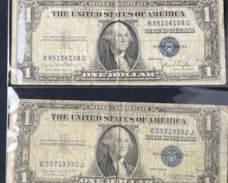 1935-D/G $1 Blue Seal Silver Certificates