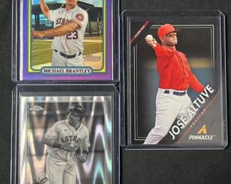 (2) Michael Brantley, (1) Jose Altuve Cards
