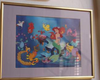Vintage Disney lithograph - we probably have about 70 of them for sale - all diffferent characters and titles!
