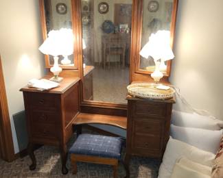 Antique vanity