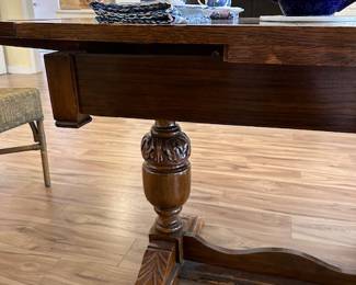 English Antique — Drop-Leaf Table 