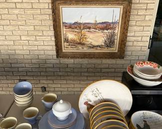 VIETRI POTTERY from Italy. William Sonoma dishes made in Italy. 